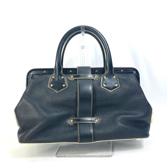 LOUIS VUITTON M91805 Suhali Angenieux PM Doctor Bag, Leather, Women's, Noir B... - Picture 1 of 15